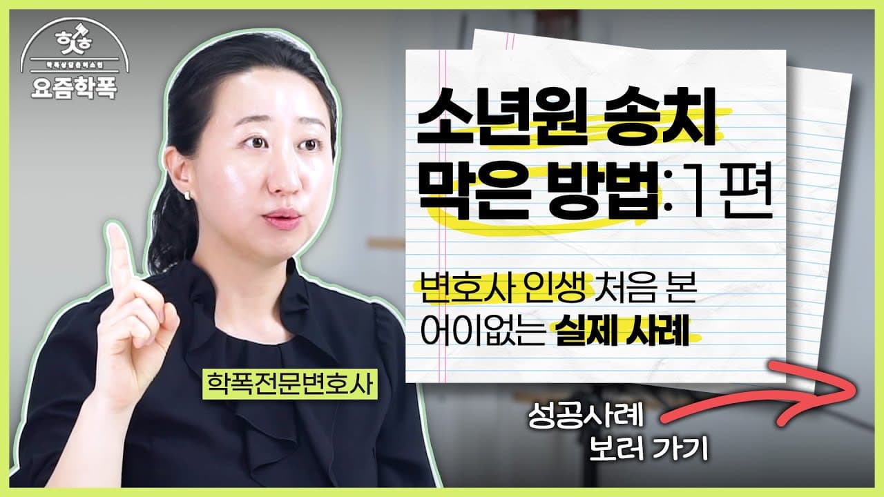 소년재판, 변호사 믿고 가만히 있으면 소년원 갑니다? 분류심사원 끌려간 아이 구하는 법